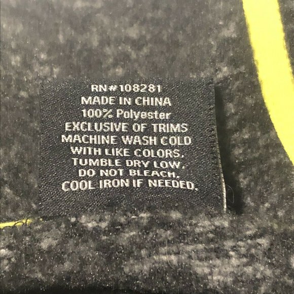 Gray Zip Up Yosemite Bear Hoodie Yellow Accents Women’s Large - Picture 7 of 12